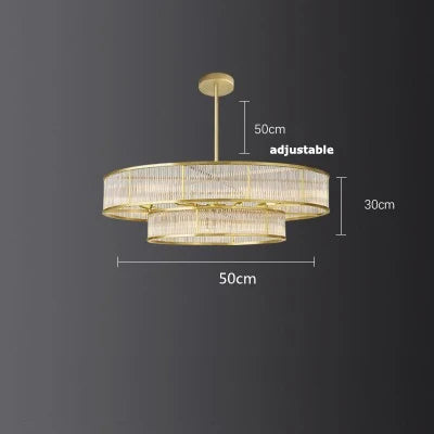 Copper and clear crystal light fitting from the Lucien range — catalogue view 17