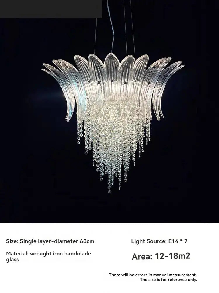 Modern Elegant Foyer Chandelier — alternate product view 7
