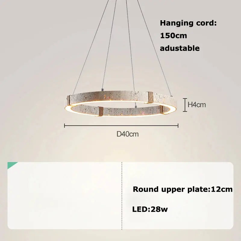 2025 New Trend Home Decoration Stone Chandelier — alternate product view 5