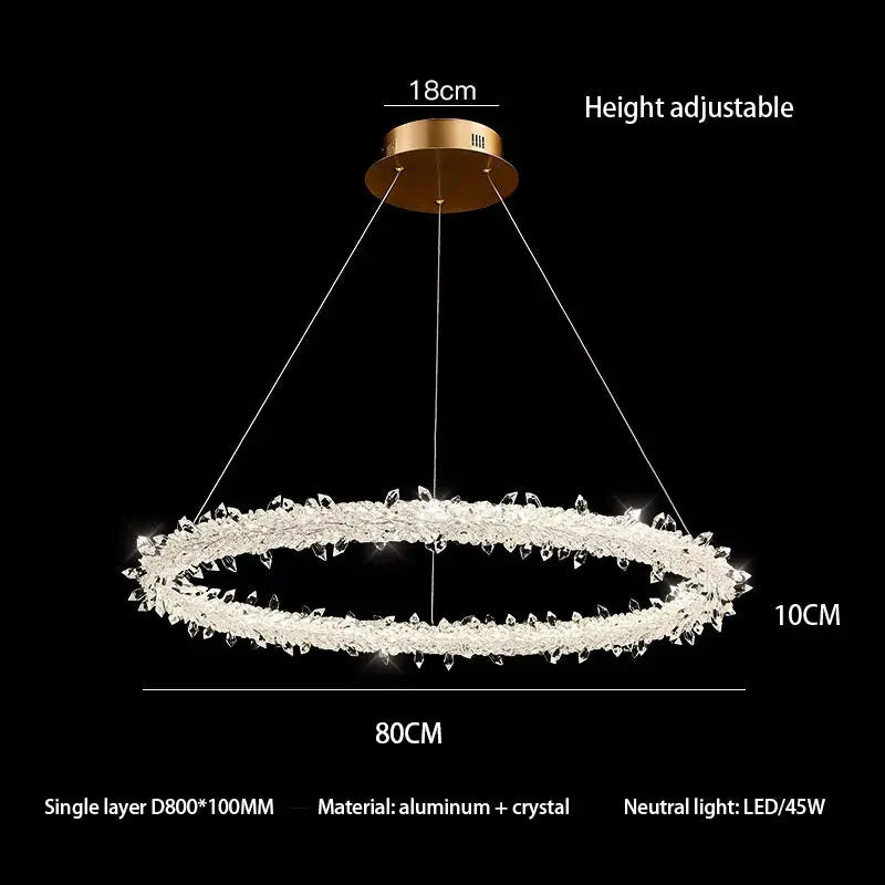Modern Ice Cone Chandelier — alternate product view 5