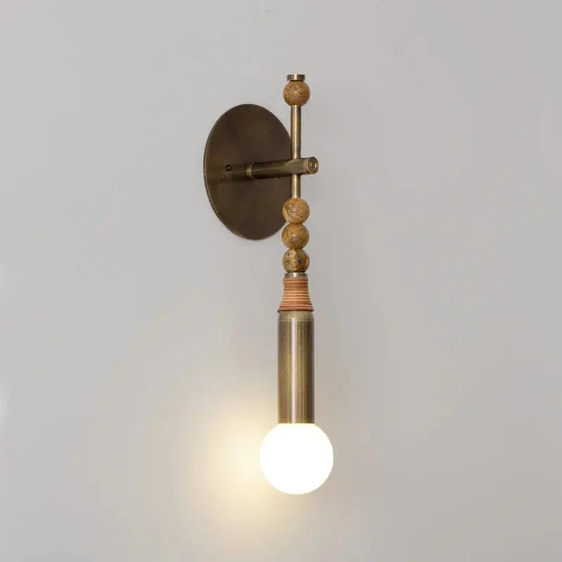 Valenne Antique Brass Wall Light — product view