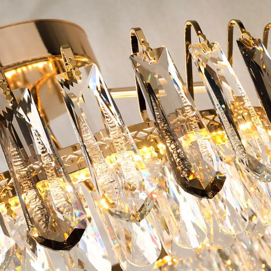 Modern Gold Crystal Ceiling Lights — alternate product view 5