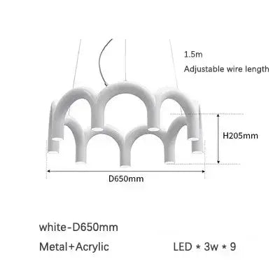 Creative Arch Decor LED Pendant Light — alternate product view 12
