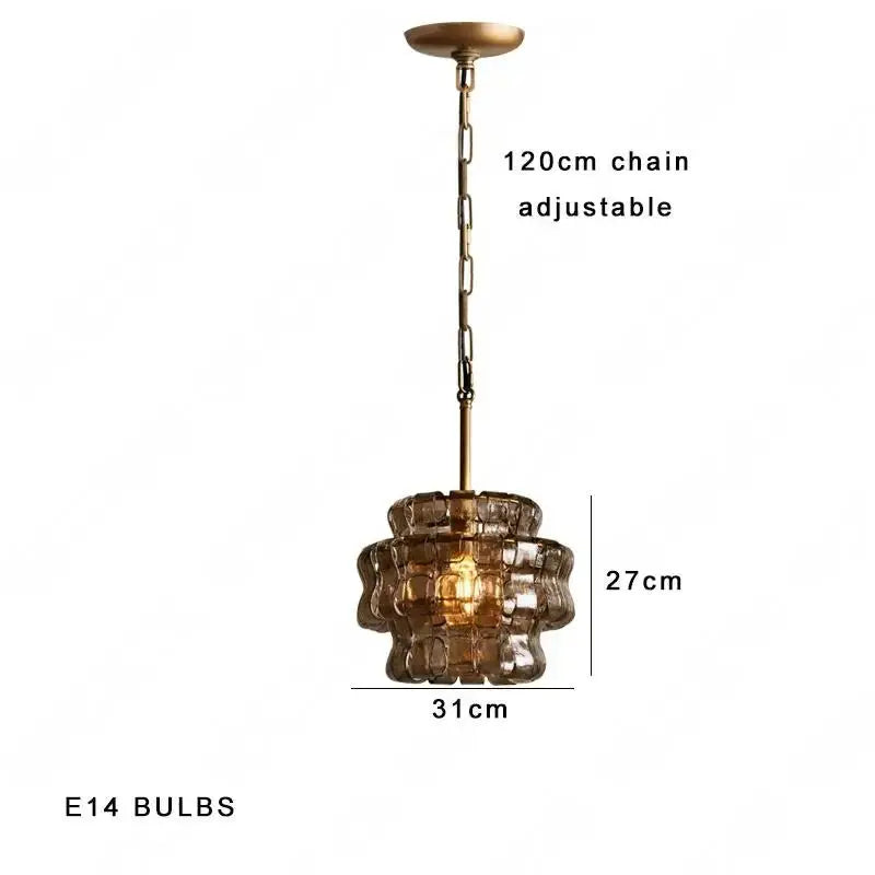 Luxury Glass Contemporary Pendant Light for Kitchen Island & Dining Room — alternate product view 3