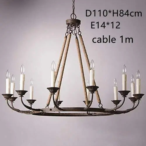 Country Style Rustic Chandeliers — alternate product view 7