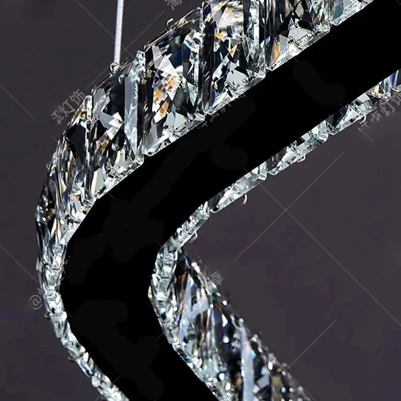 Modern Home Decoration Stair Crystal Chandelier — alternate product view 5