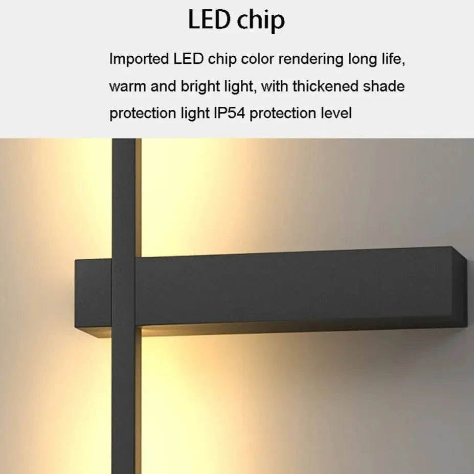 Modern Long Wall Outdoor Light — alternate product view 5