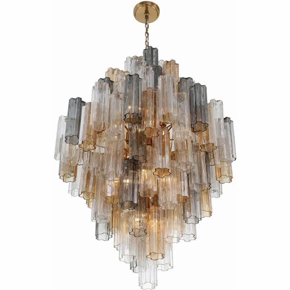 Lucera Murano-inspired Mixed Glass chandelier, product gallery image 6 of 13