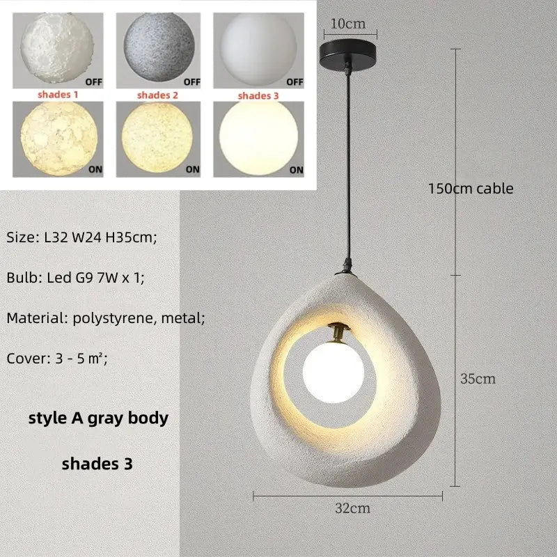 Pendant Wabi Sabi Dining Room Lights — alternate product view 10