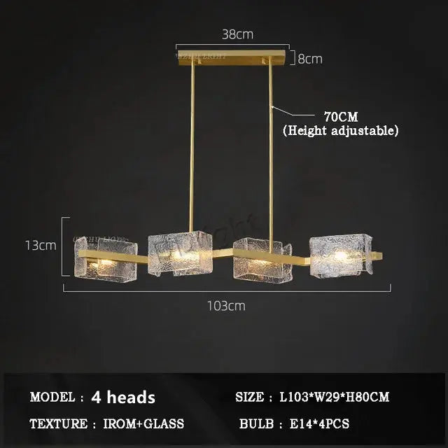 New Creative Crystal Chandelier Modern Chandelier — alternate product view 6
