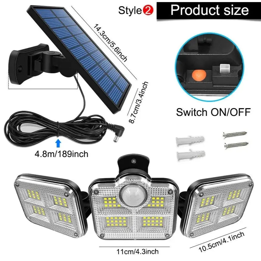 Waterproof Outdoor Indoor Solar Garden Lamp — alternate product view 5
