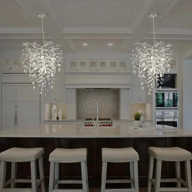 Luxury Crystal Chandelier Foyer Lighting — alternate product view 3