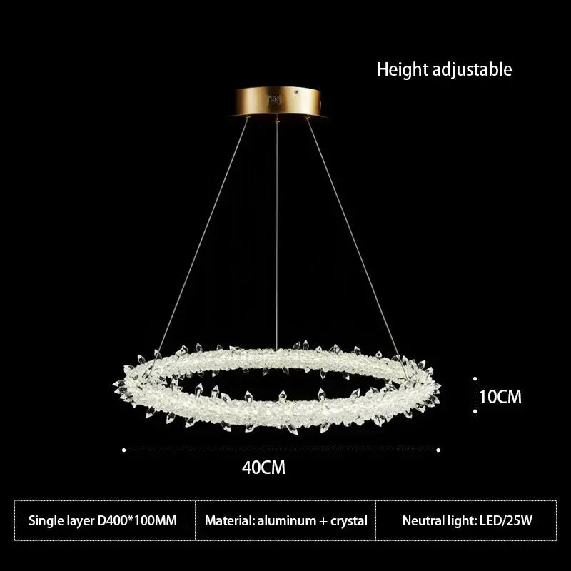 Modern Ice Cone Chandelier — alternate product view 11