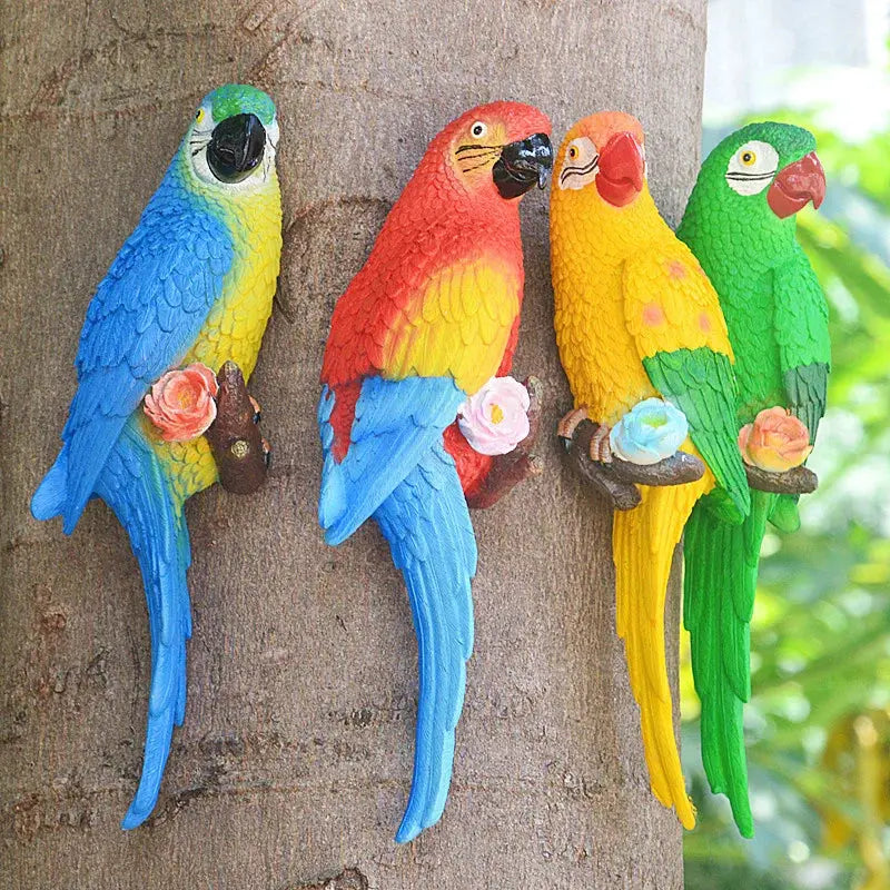 Macaw Resin Garden Decoration — alternate product view 2