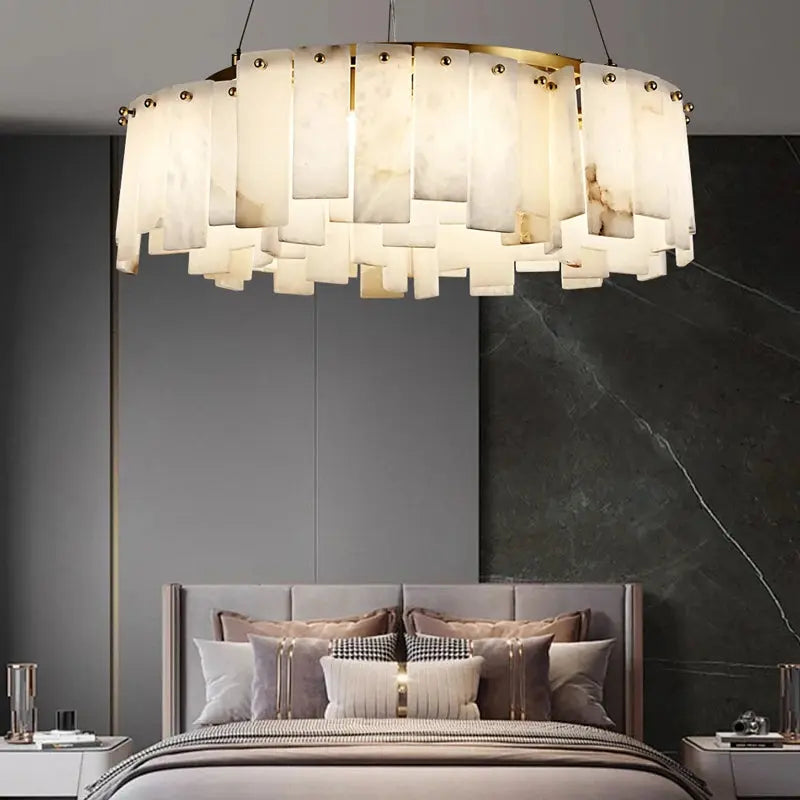 Marble Luxury Designer Chandelier — alternate product view 2