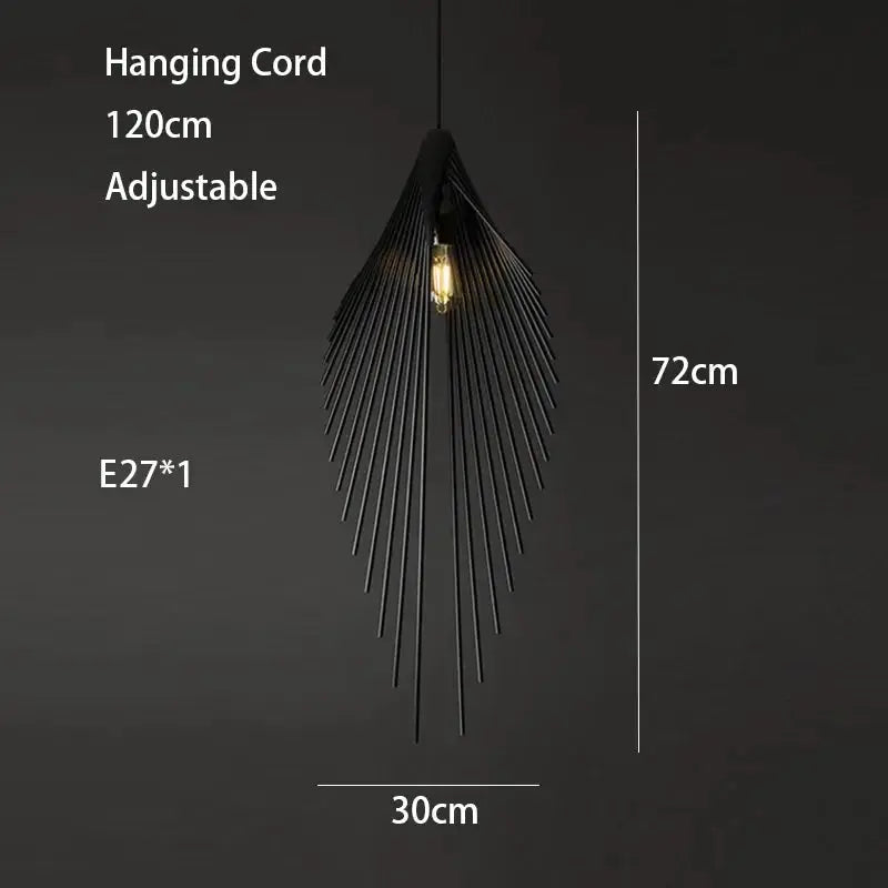 Nordic Unique Bird's Wing Pendant Lights — alternate product view 7