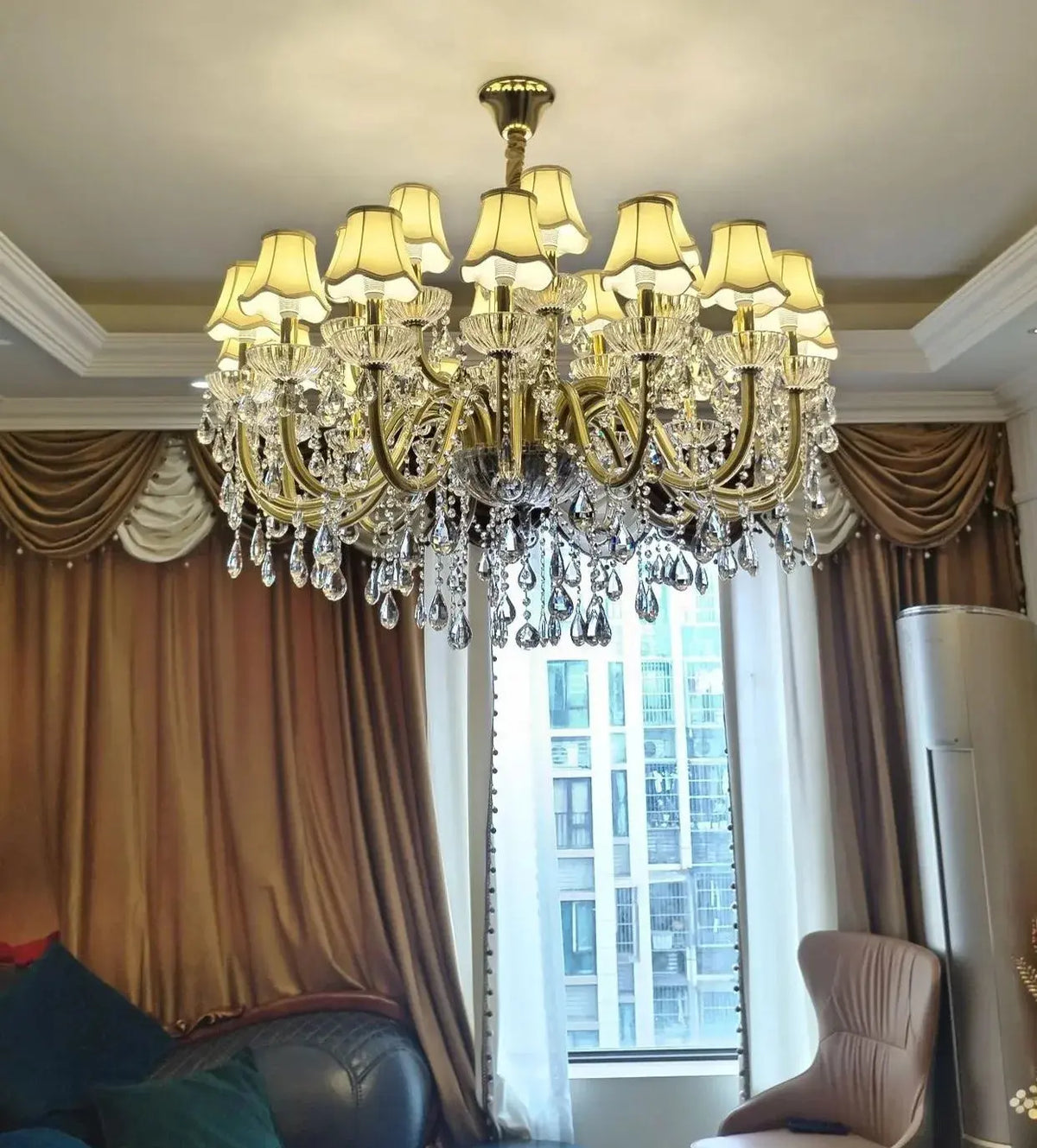 Banquet Hall Hallway Hotel Chandeliers — alternate product view 11