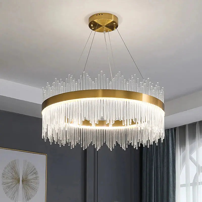 Modern LED Chandelier Dimmable — alternate product view 1
