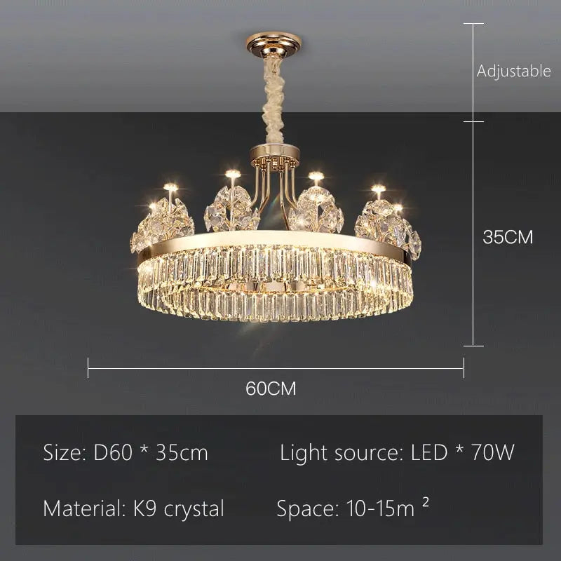 Modern Luxury Designer Crystal Fixtures — alternate product view 7