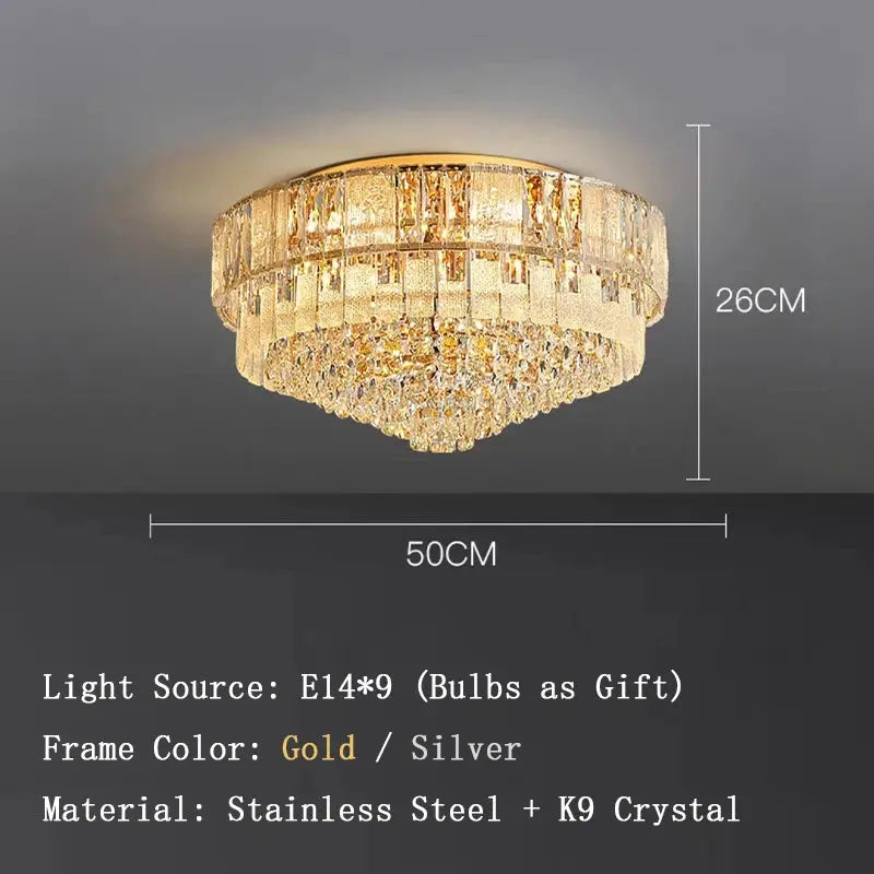 Luxury Crystal New Ceiling Lamp — alternate product view 5