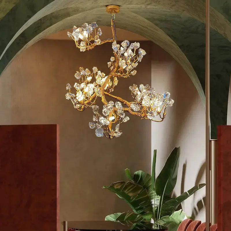 Postmodern Handmade Copper Chandelier — alternate product view 4