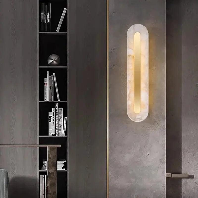 Gold Marble Wall Bedroom Lamp — alternate product view 2