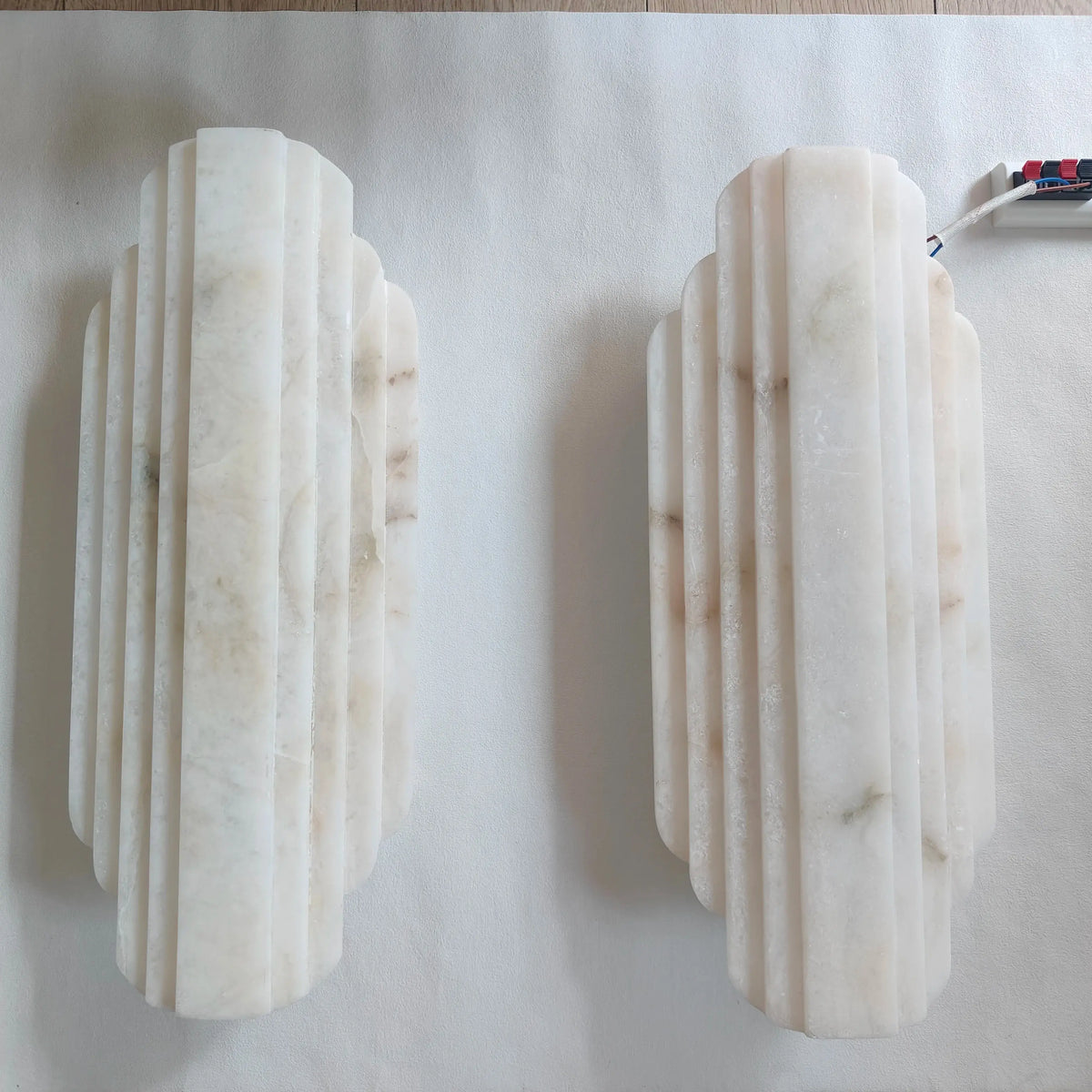 Avelisse Natural Marble Bedside Wall Lamp — alternate product view 2