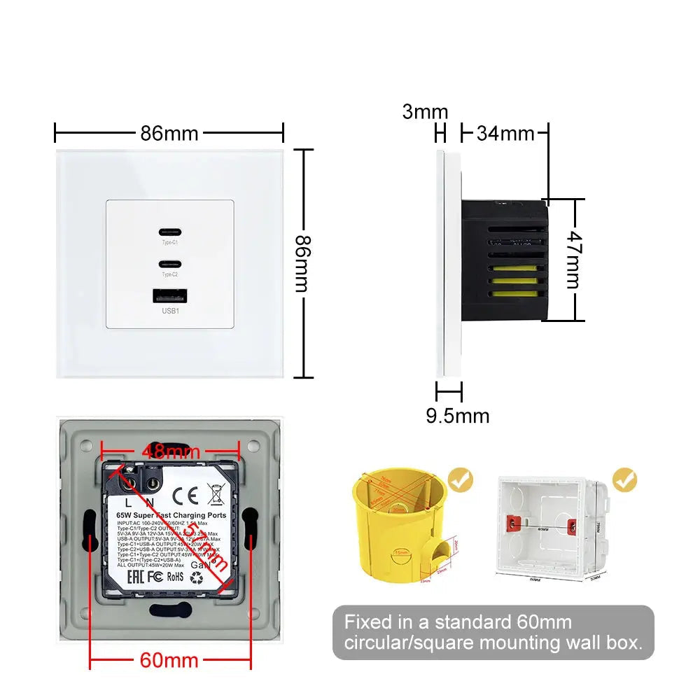 USB Wall Socket — alternate product view 6