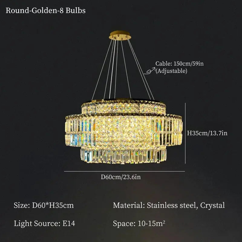 Crystal Dining Room Luxury Chandelier — alternate product view 13