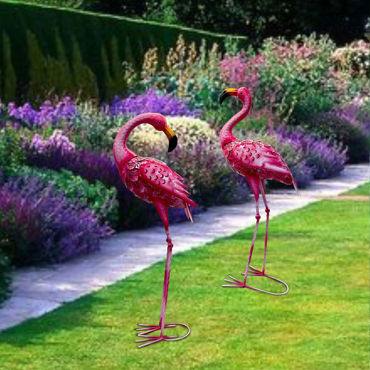 Garden Pink Flamingo Statue — alternate product view 3