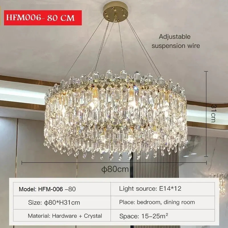 Luxury Crystal Elegant Chandelier — alternate product view 7