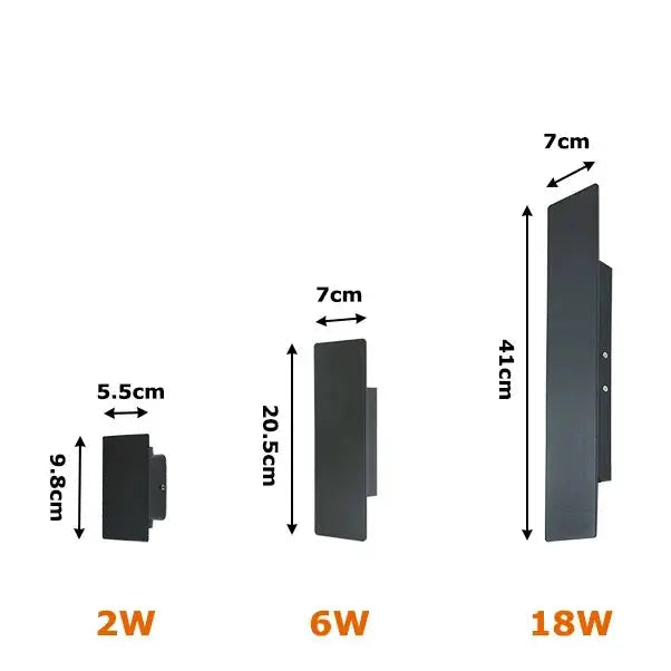 Outdoor Waterproof Wall Up Down Light Fixtures — alternate product view 6