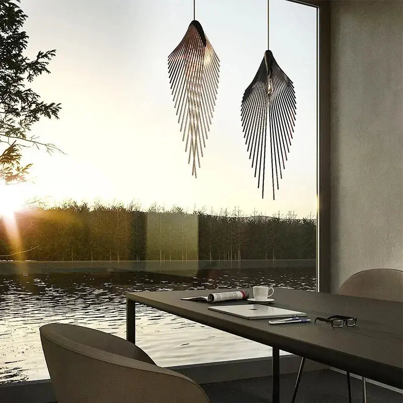Nordic Unique Bird's Wing Pendant Lights — alternate product view 4