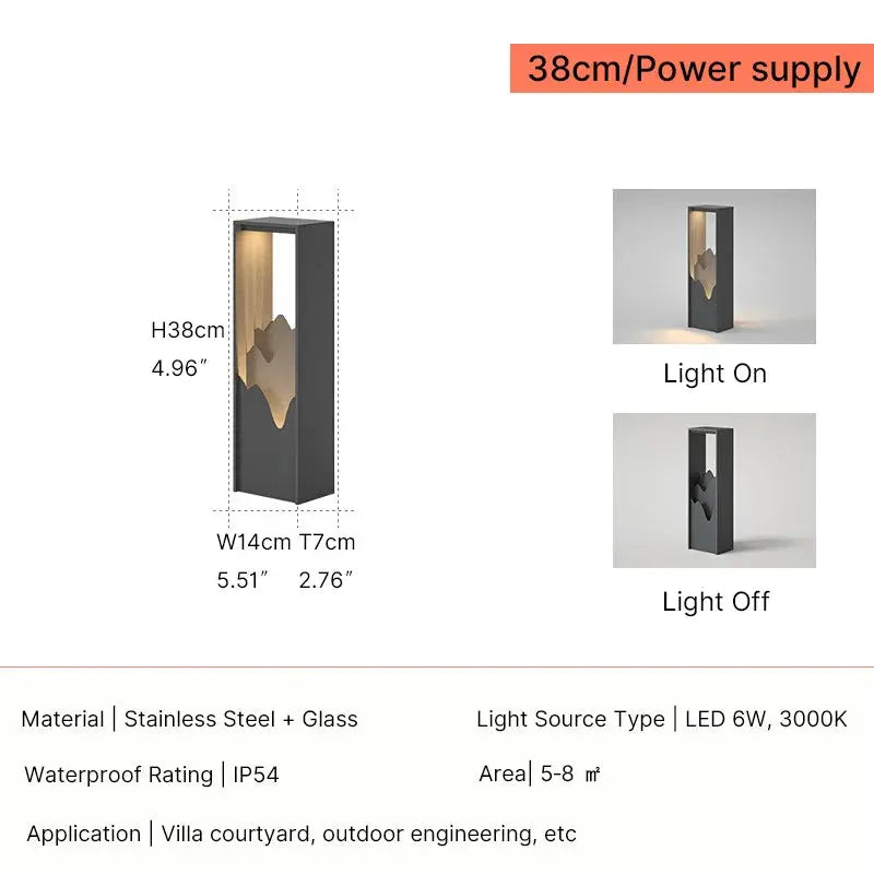 Waterproof Outdoor Mountain Low Voltage Walkway Lights — alternate product view 6