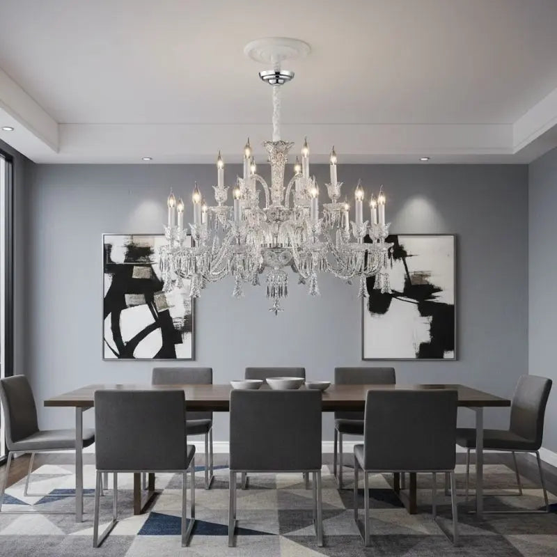 Living Room Lighting Luxury K9 Crystal Chandelier — alternate product view 2