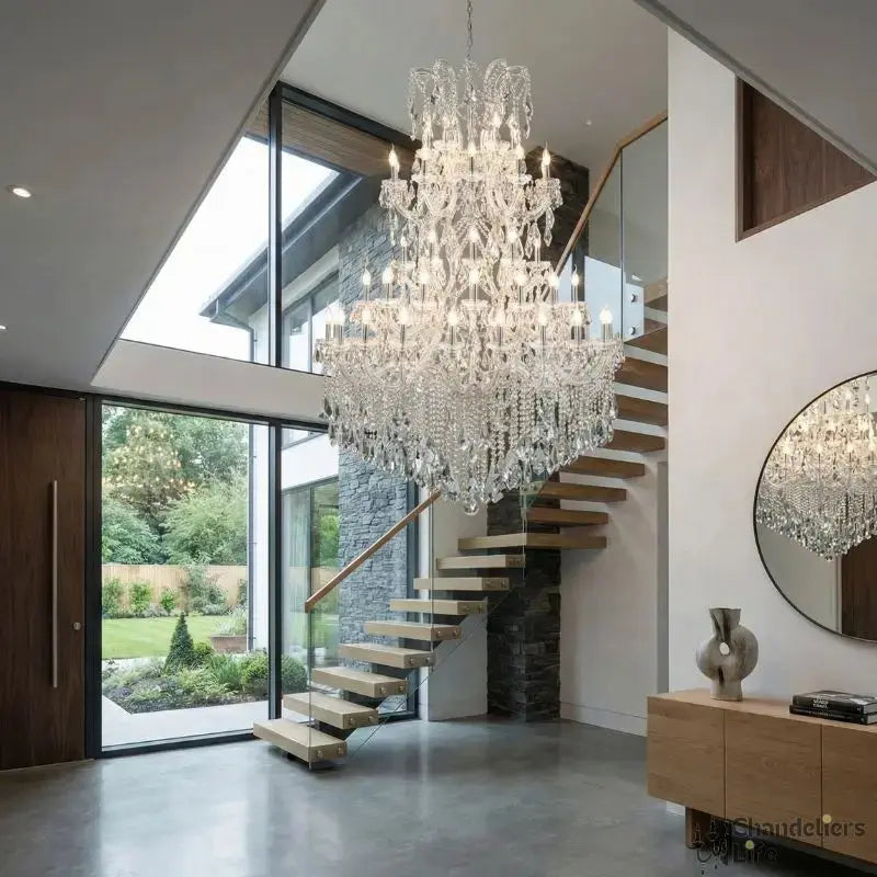 Modern Luxury Clear Crystal Chandelier — product view