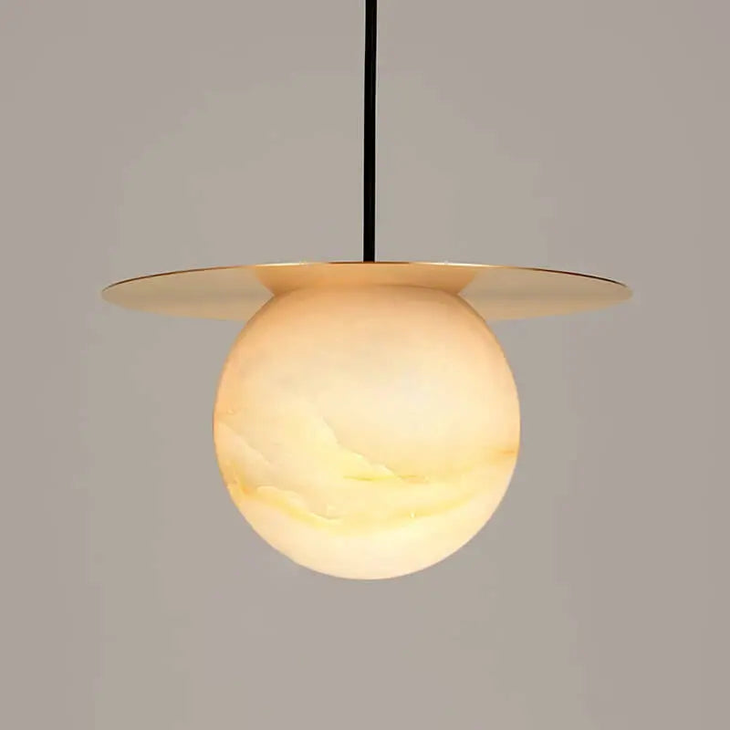 Nordic Style Alabaster Pendant Light — alternate product view 2
