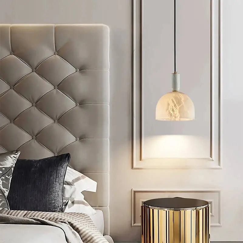 Alabaster Acorn Pendant Light — alternate product view 3