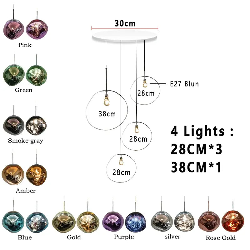 Nordic Lava Foyer Lighting — alternate product view 14