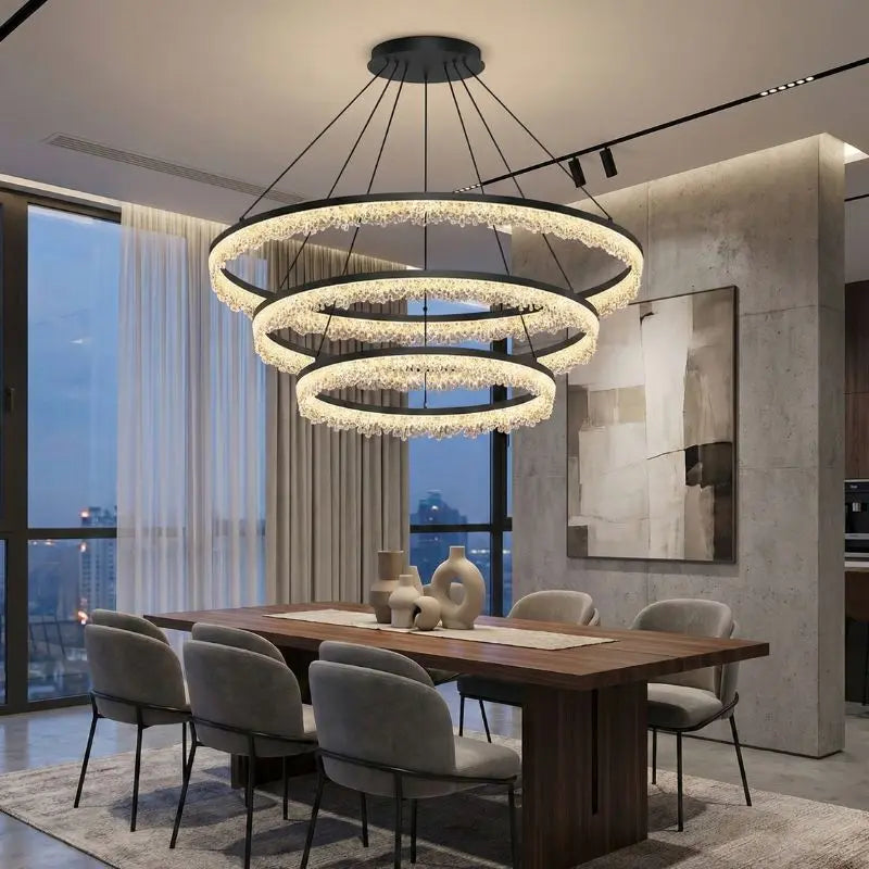Italian Crystal Round Chandelier — alternate product view 2