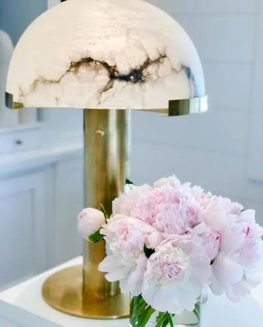Marble Melange Elongated Table Lamp — alternate product view 2