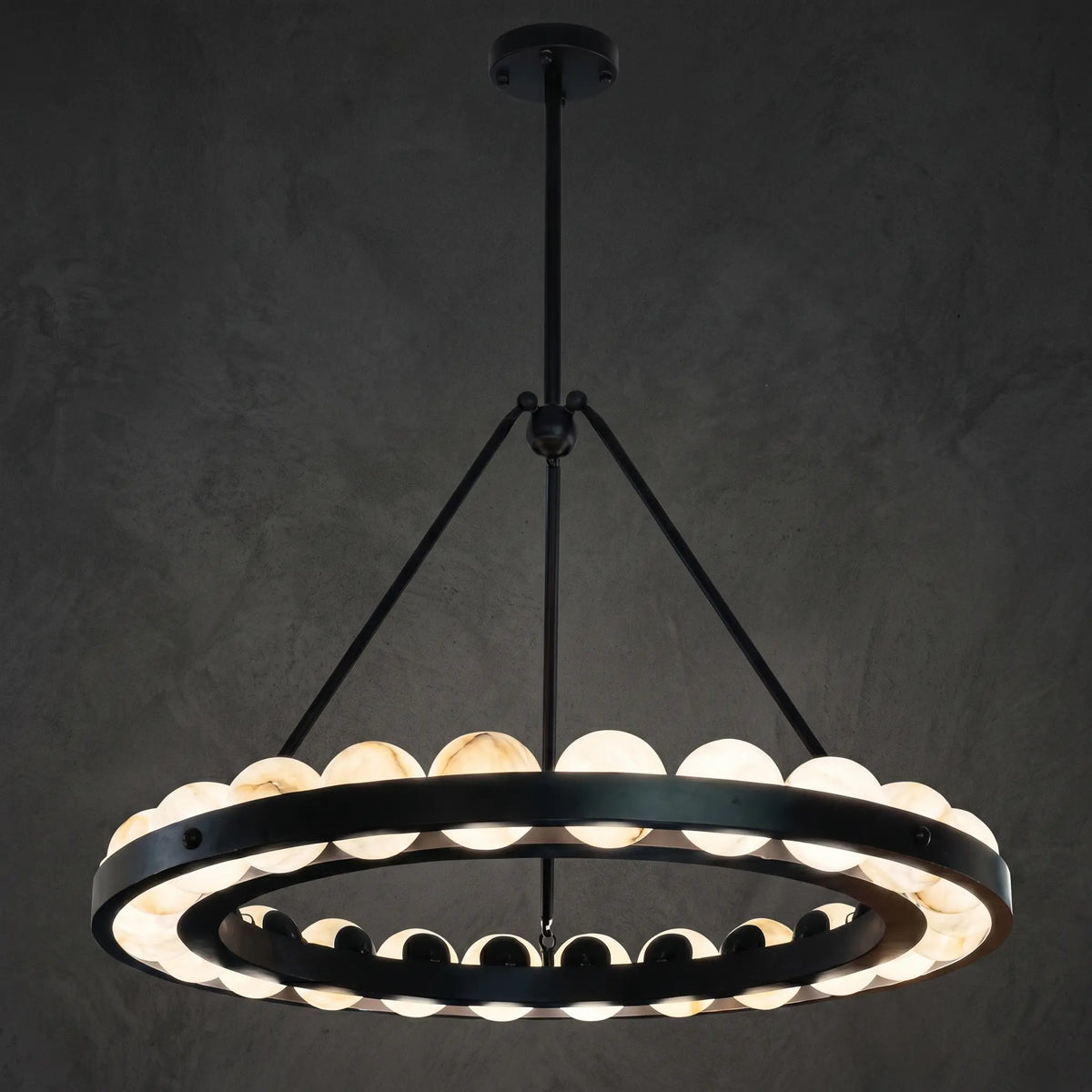 Alabaster Circular Chandelier — product view