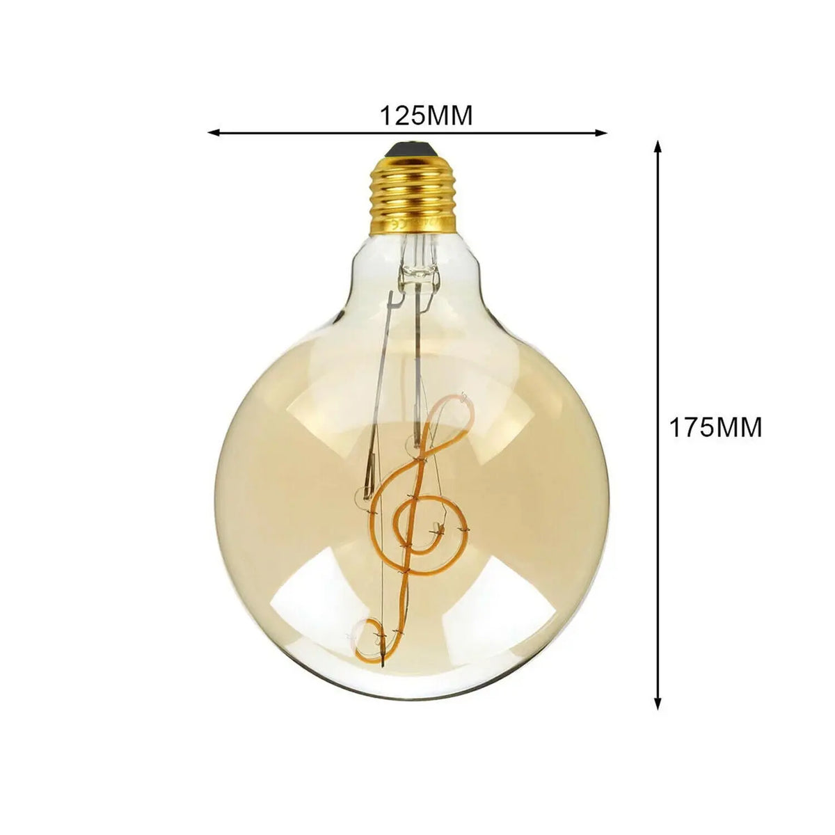 E27 Music Filament LED Light Bulb — alternate product view 2