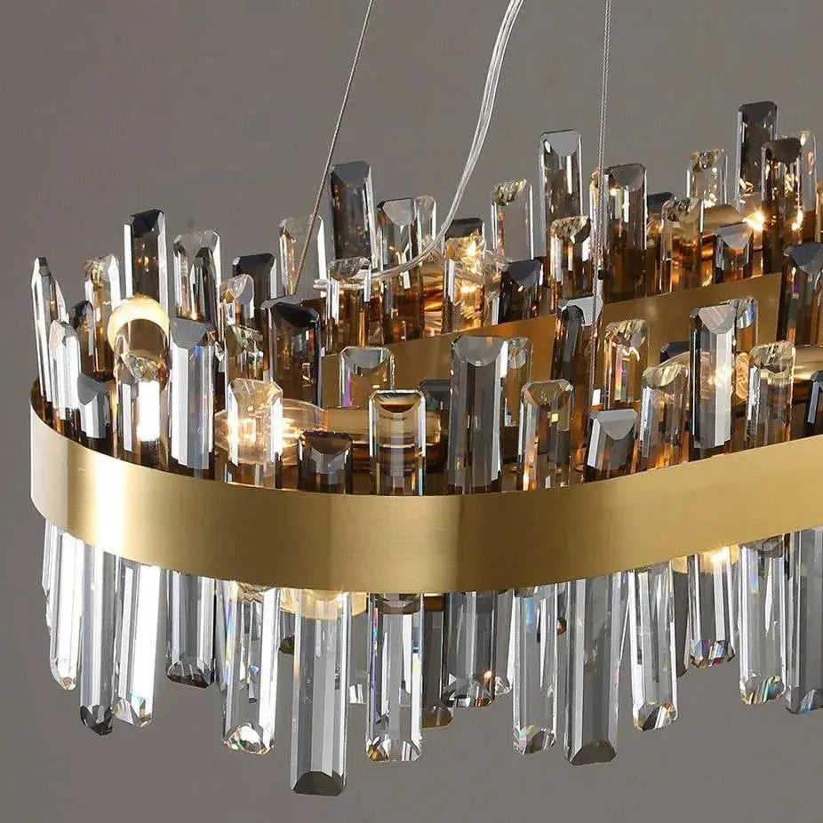 Crystal Oval Designer Chandelier — alternate product view 5