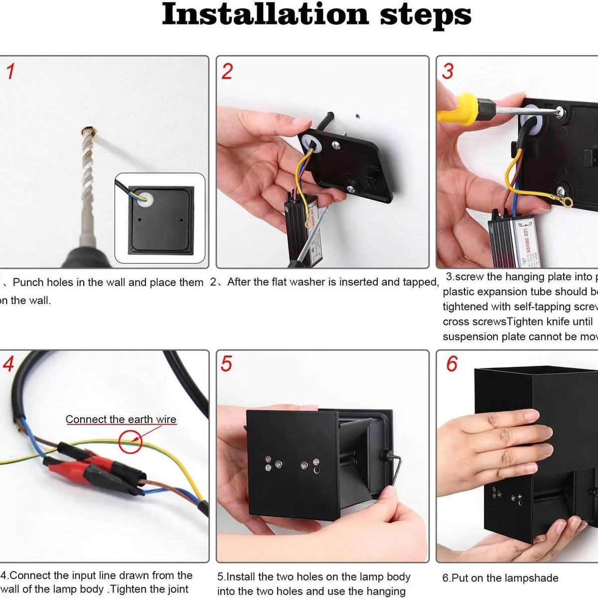 LED Porch Garden Wall Light — alternate product view 8