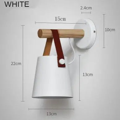 Nordic Wooden Wall Lamp — alternate product view 3
