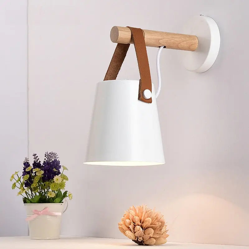 Nordic Wooden Wall Lamp — alternate product view 5