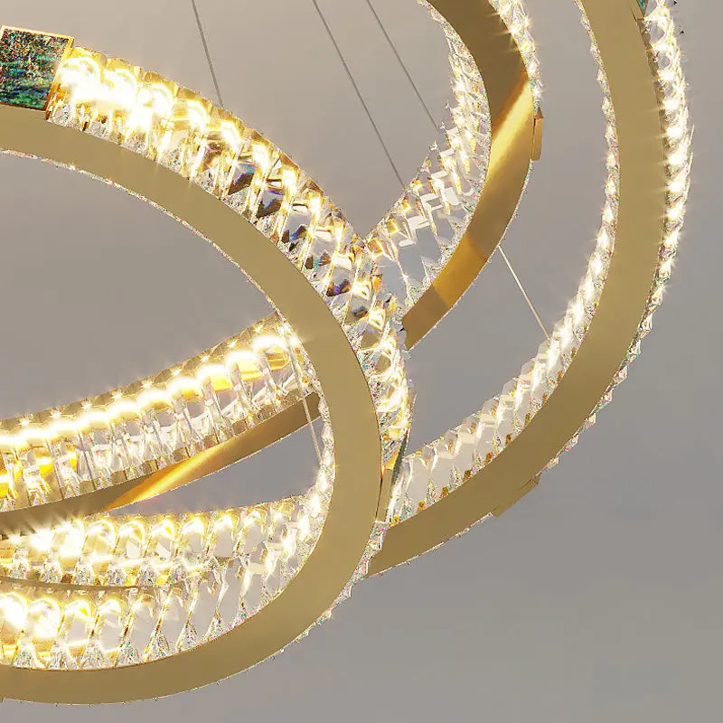 Golden Villa Ring Chandelier — alternate product view 6
