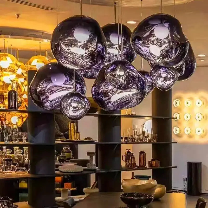 Nordic Lava Pendant Lights - Silver — alternate product view 5