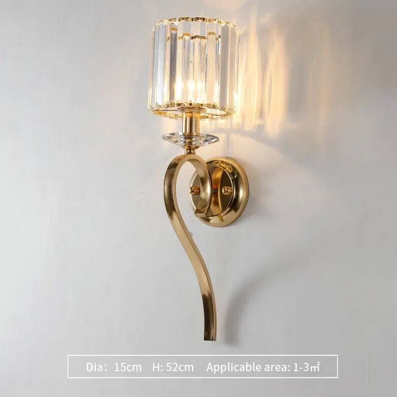 Crystal Luxury Wall Lamp — alternate product view 2